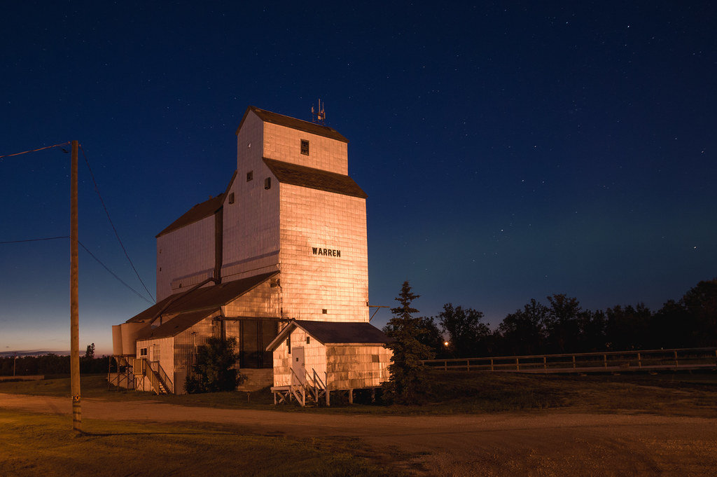 Warren Grain Elevator Warren, Manitoba. Bryan Scott Flickr