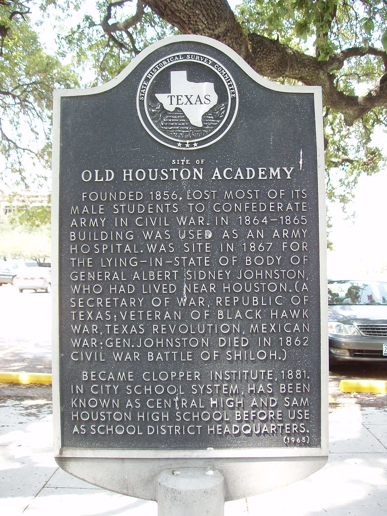 Site of Old Houston Academy Founded 1856. Lost most of its… Flickr
