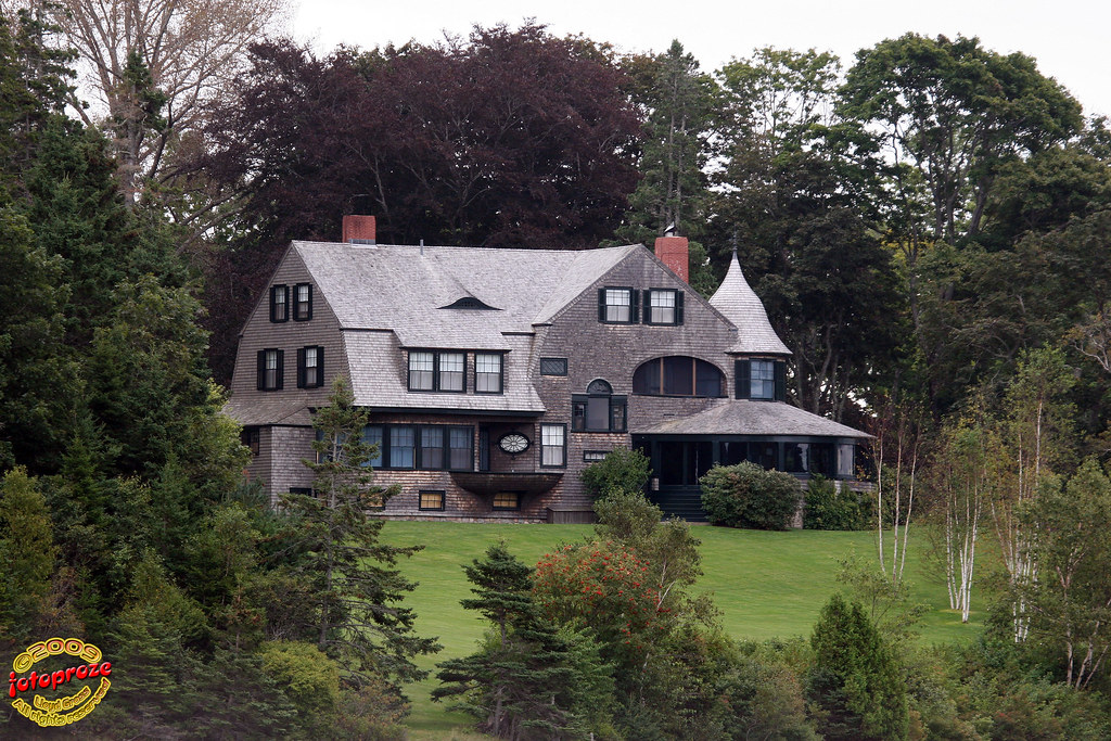 Acadia National Park Maine Northeast Harbor Somes Sound Homes