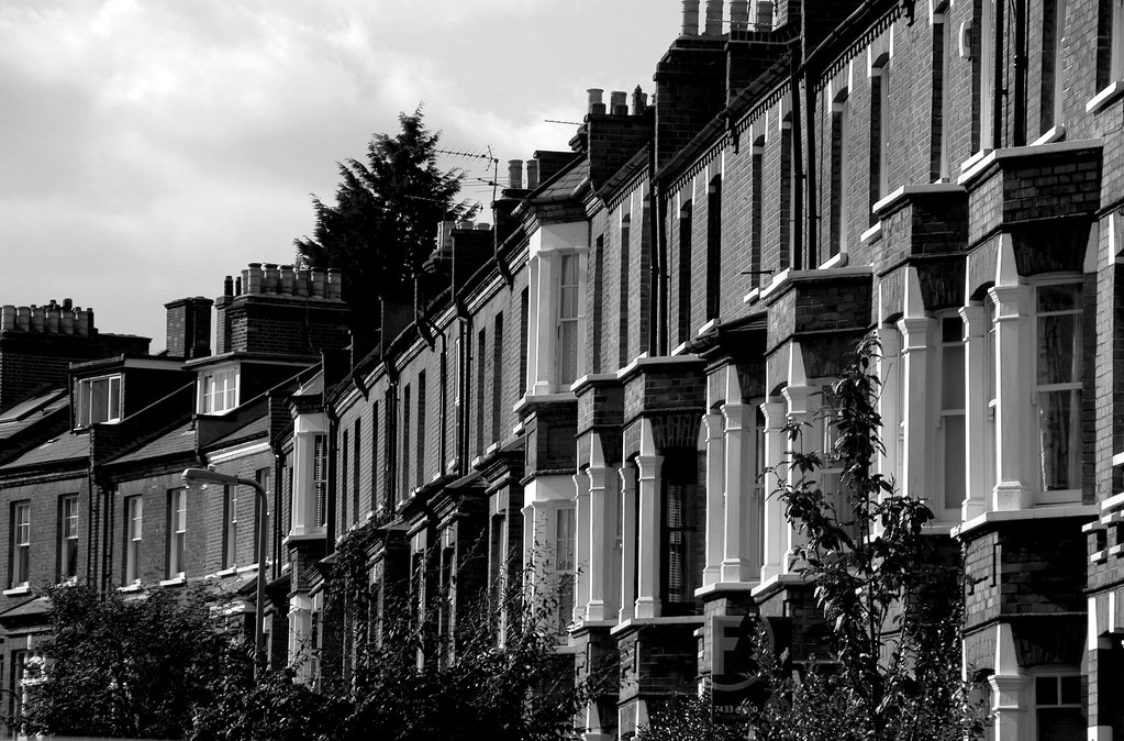London Terraced Houses Near Hampstead Heath Kathleen Tyler Conklin