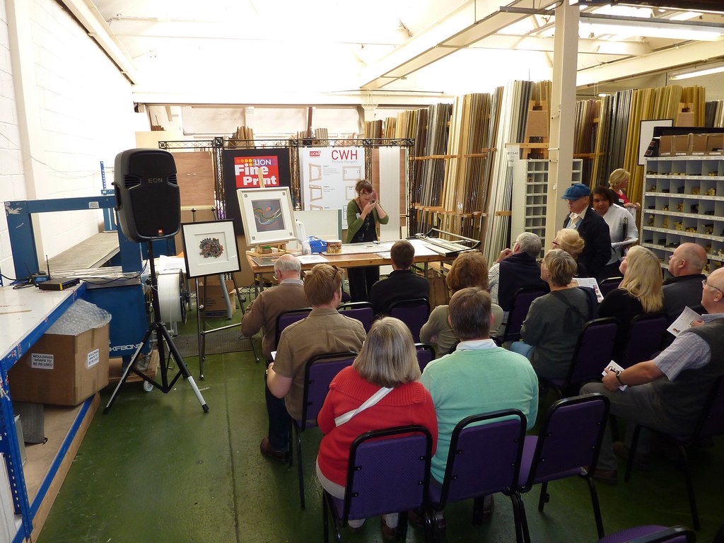 Lyn Hall GCF Framing of art on fabric LION Picture Framing Supplies