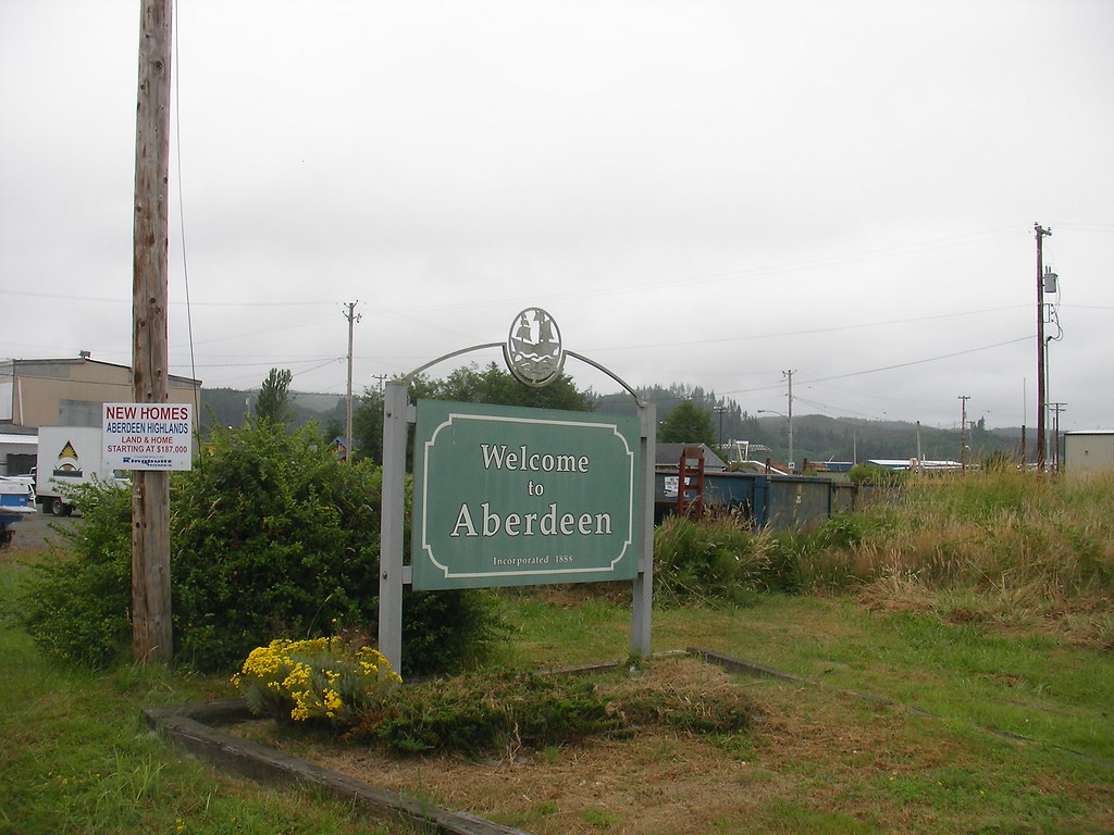 Aberdeen entrace Oregon july 2009 Ville natale de Curt C… arthur.wneir Flickr