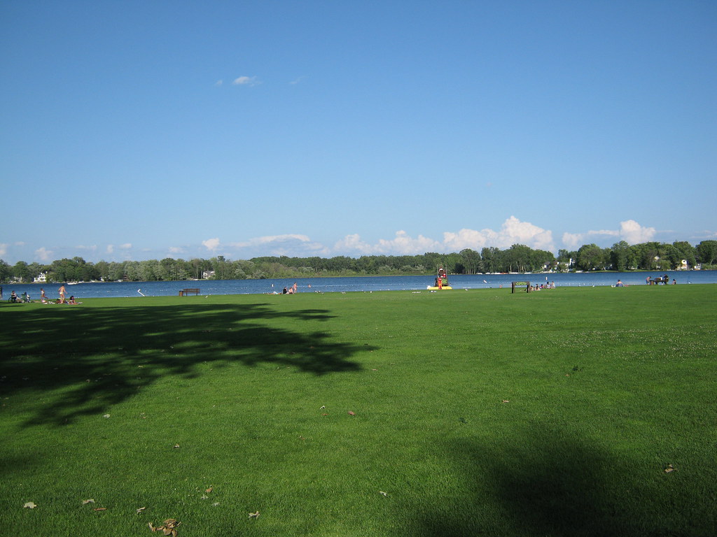 Lake Lansing Park South Beach The beach is only a few fe… Flickr