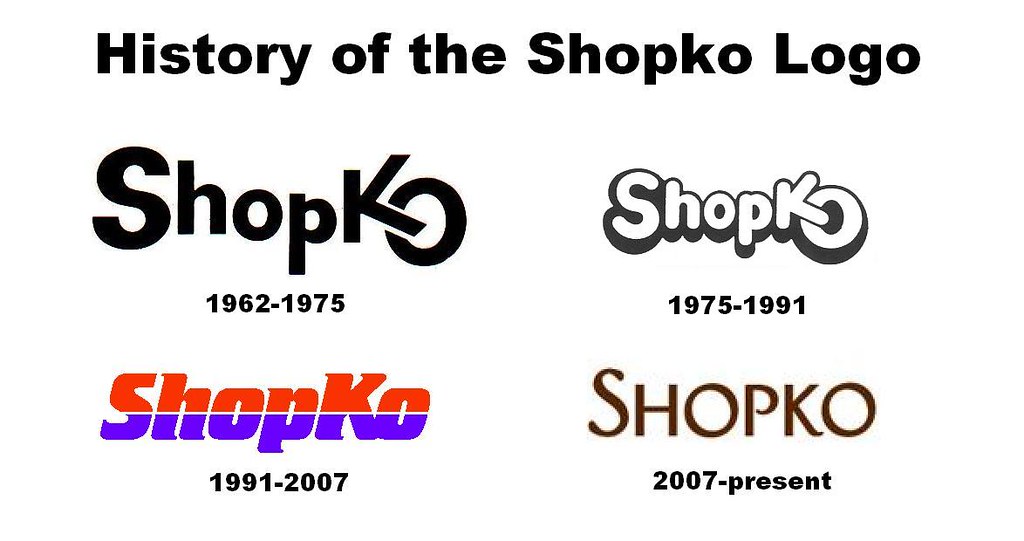 History of the Shopko logo! A comprehensive guide to the e… Flickr