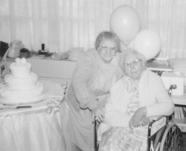 Alma Koch, in nursing home, 90th birthday Alma Jech Koch i… Flickr