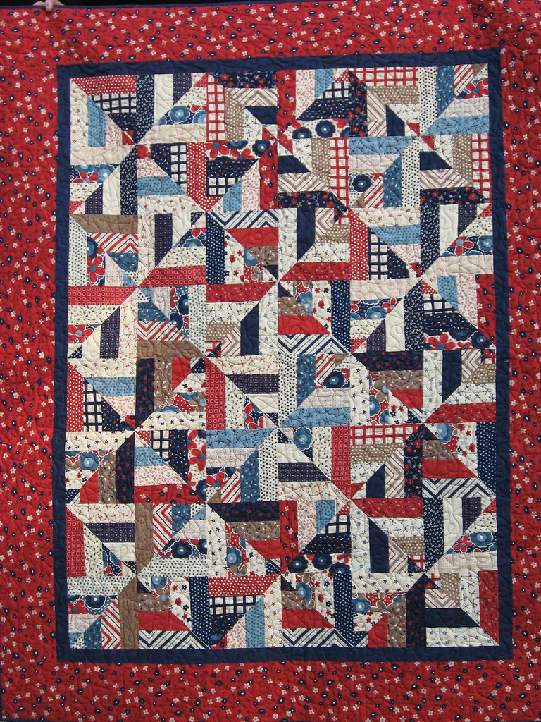 Zippity Doo Dah Made from a pattern in Jelly Rolls Quilts … Flickr