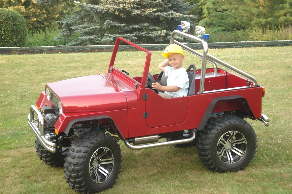 4 wheel drive kids car with gasoline engine | Prototype of a… | Flickr