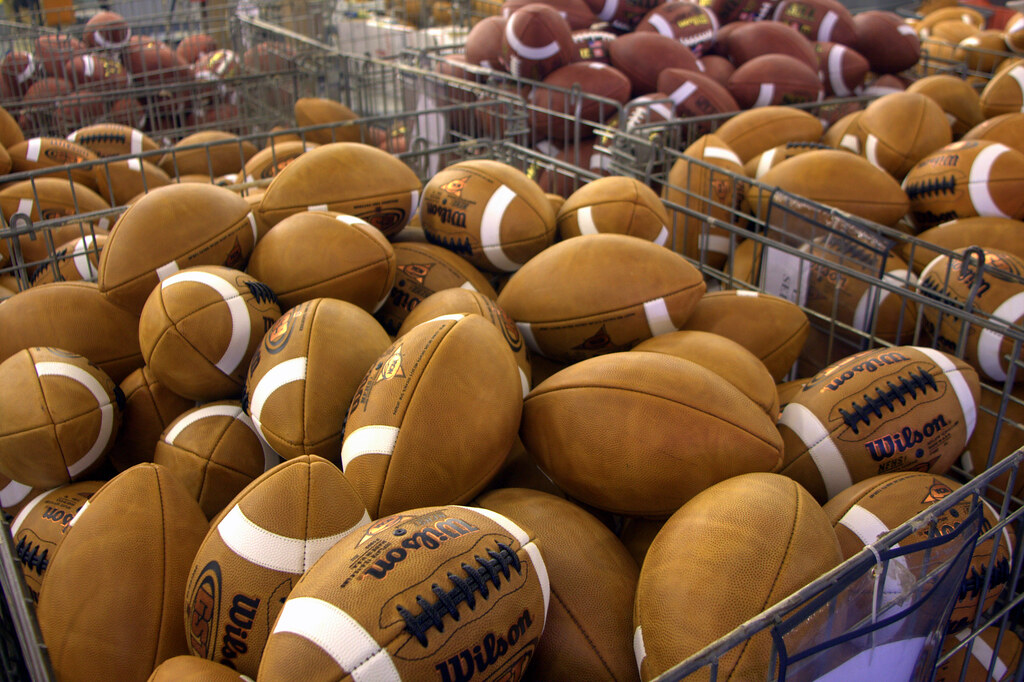 Footballs. Wilson Sporting Goods, Ada Ohio 2009 SHI Be You… Flickr