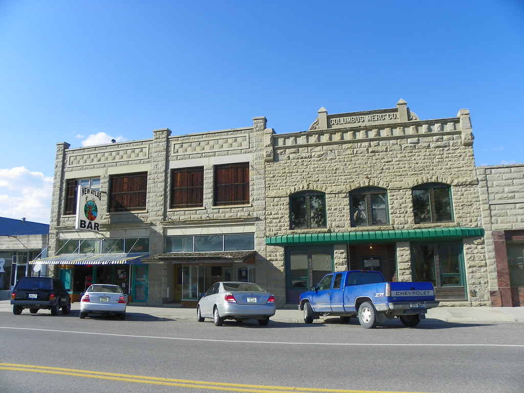 Stone Storefronts West Pike Avenue, Columbus, Montana J. Stephen