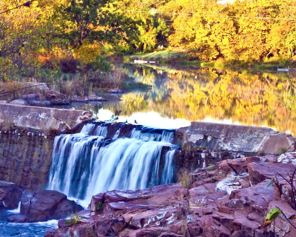 Medicine Park Waterfalls Marvin Bredel Flickr