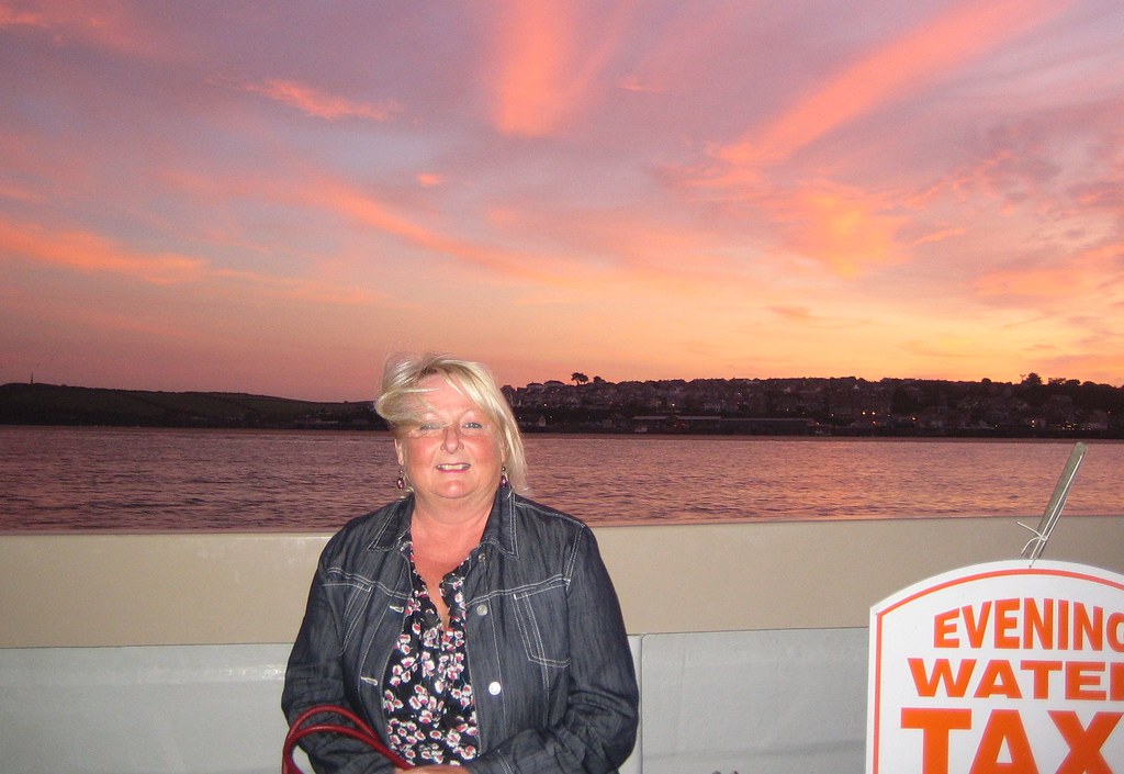 Kim on the water taxi from Rock to Padstow Kim MacMillan Flickr