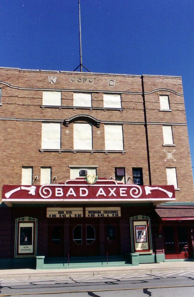 Bad Axe Theatre Old theatre in downtown Bad Axe, Michigan Rick