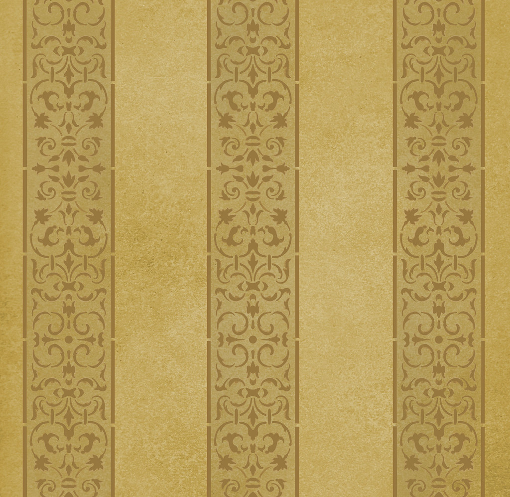 Stripe Stencil for walls. Beautiful wall stencils by Cutting Edge