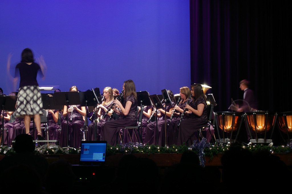 Bedford Jr High Concert 2009 My daughter is Curly haired c… Flickr