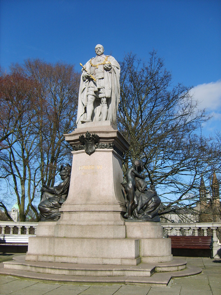 King Edward VII Statue Union Street, Aberdeen Flickr