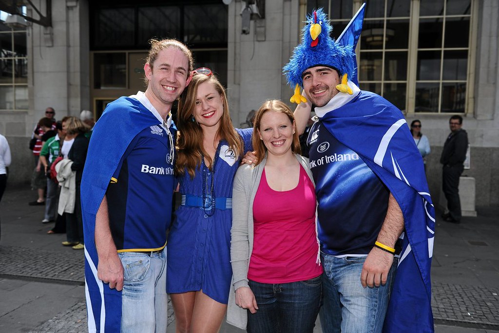 Heineken Cup Final 21 May 2011; Leinster supporters, from … Flickr
