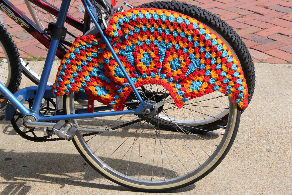 Knitted Bicycle Rain Cover Eli Christman Flickr