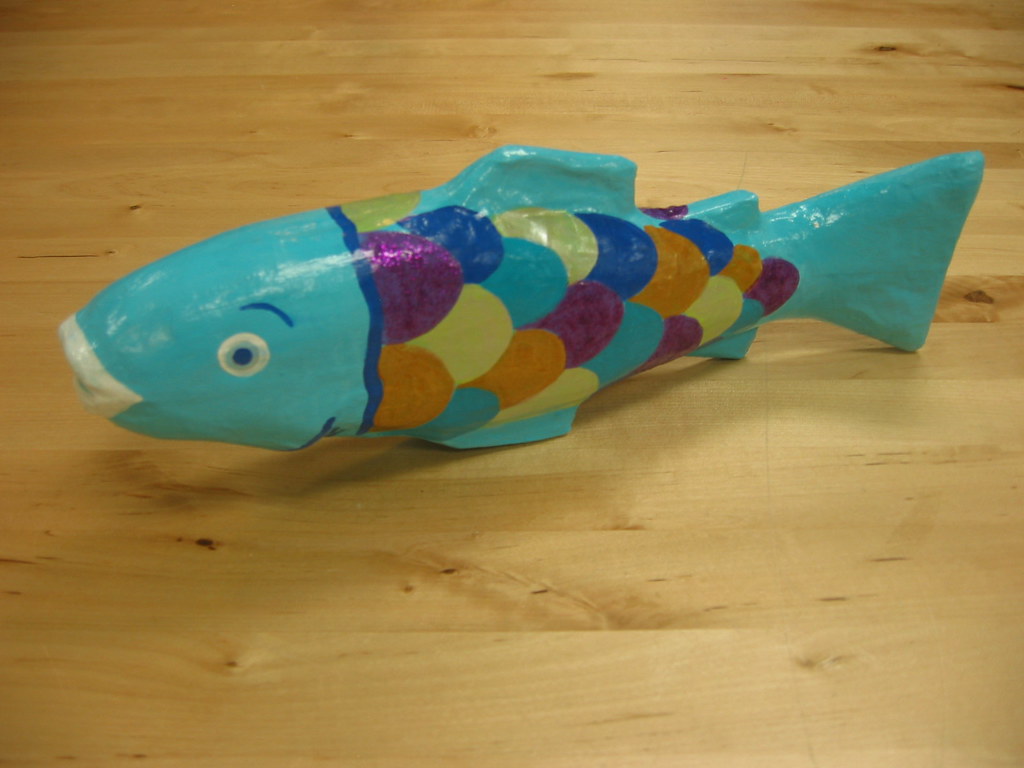 Painted Paper Mache Fish Fish Wish! Have a great time at y… Flickr