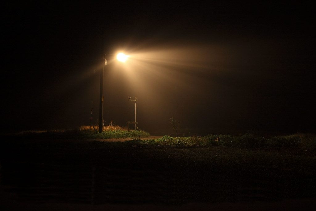 Solace in the dark This was a single street light in the m… Flickr