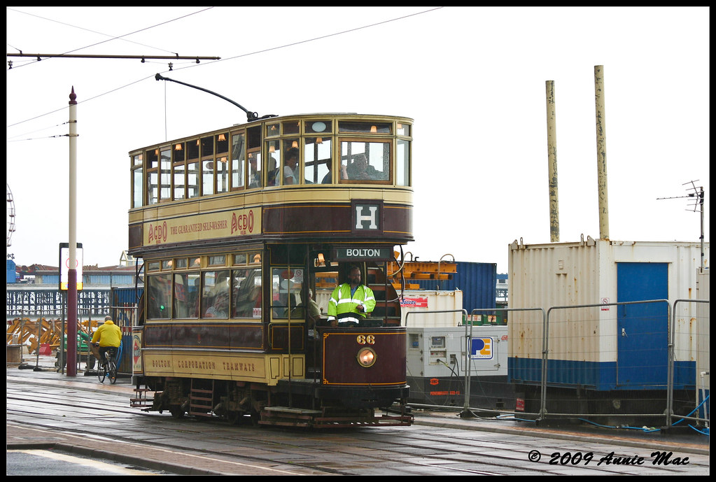 Bolton corporation Tram On loan to Blackpool Corporation T… Flickr