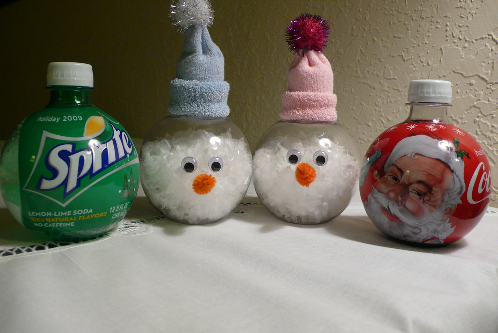Christmas Crafts With Pop Bottles Holiday Pop Bottle Craft Idea I just wanted to share with … Flickr