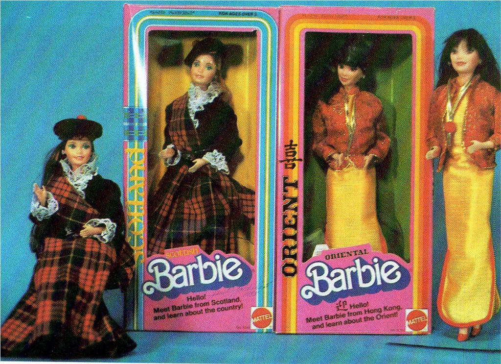 International Barbie dolls Here are two dolls in the Inter… Flickr