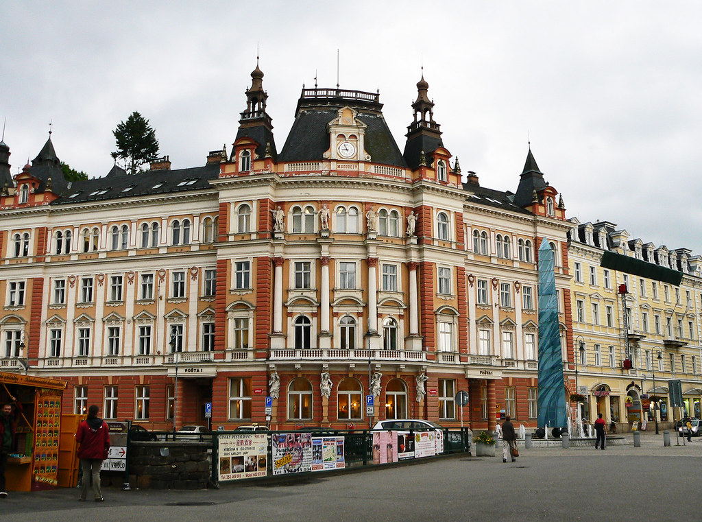 Post office in Carlsbad Pošta v Karlových Varech Die Post … Flickr