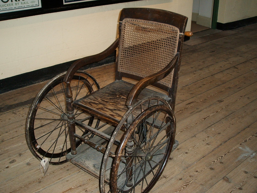 Old Wheelchair New Transport for TUX seen at Darlington Ra… Flickr