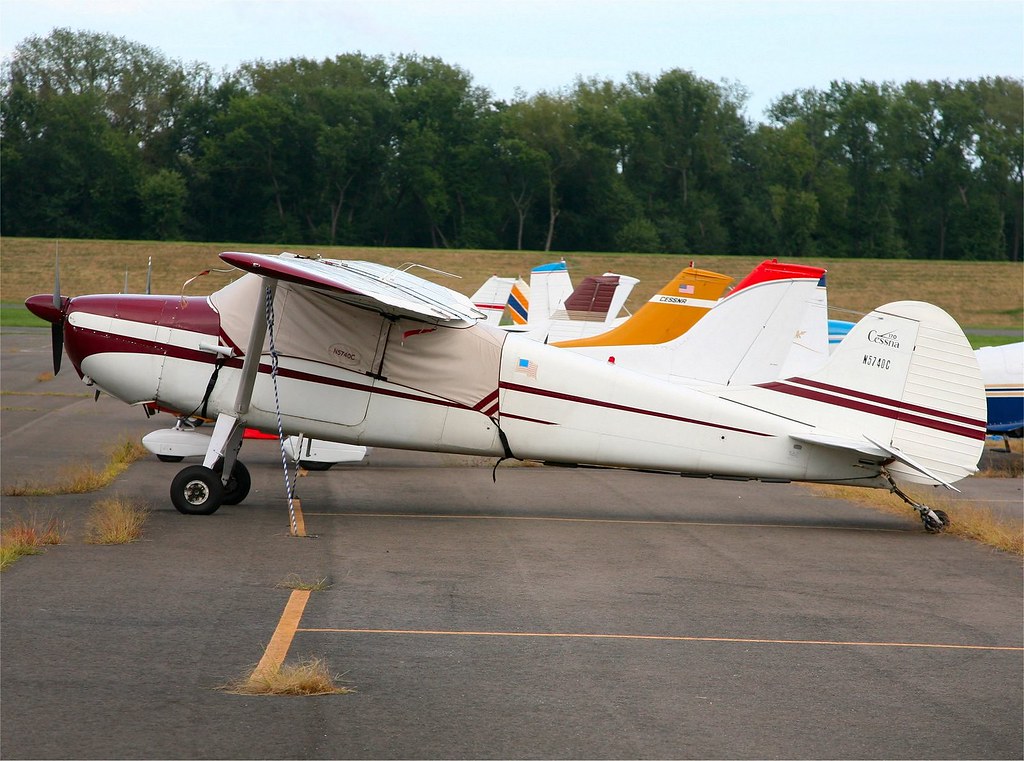 Cessna 170A N5740C Hartford Brainard Airport, Connecticut,… Flickr