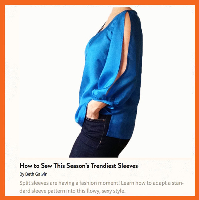 How to make split sleeve Sunnygal Studio Flickr