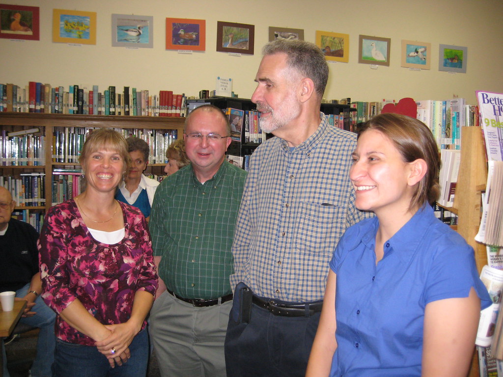 Van Horn library board members and Cheryl Three members of… Flickr