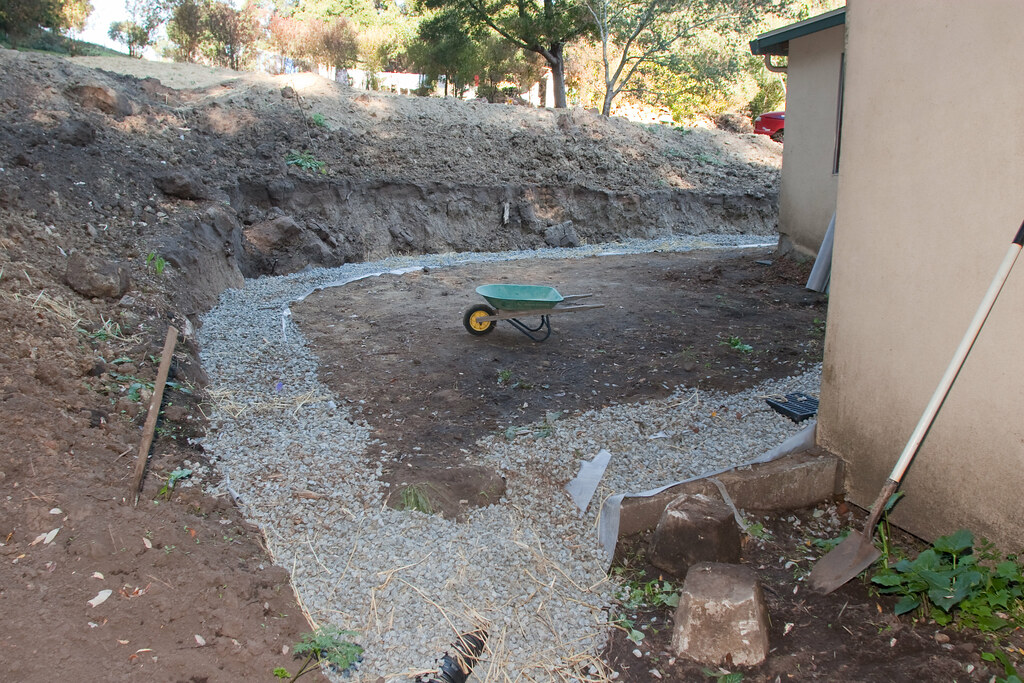 Putting in Uphill Drainage Putting in a french drain uphil… Flickr