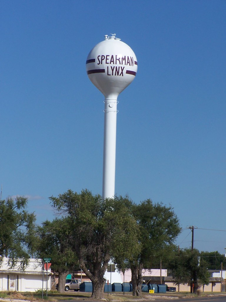 Spearman Water Tower Spearman, Hansford County, Texas J. Stephen