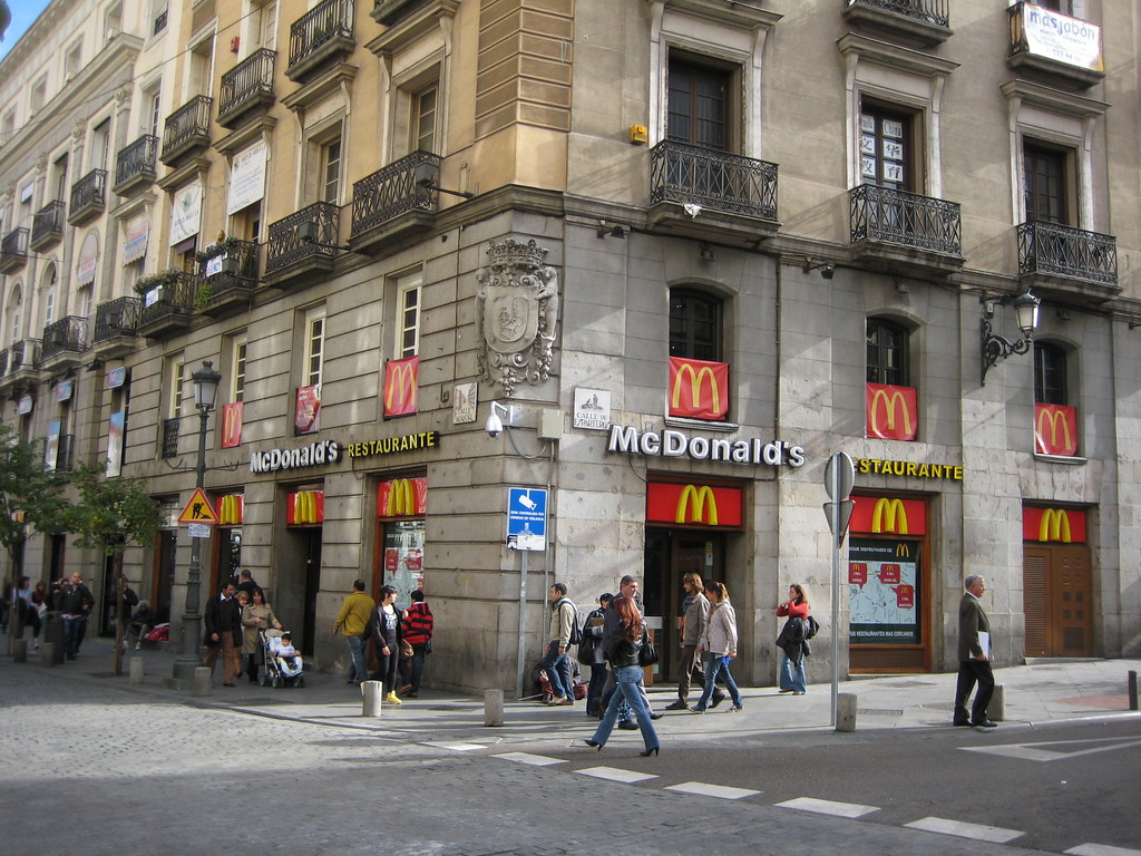 McDonald's Plaza Isabel II (Opera), Madrid, Spain Flickr