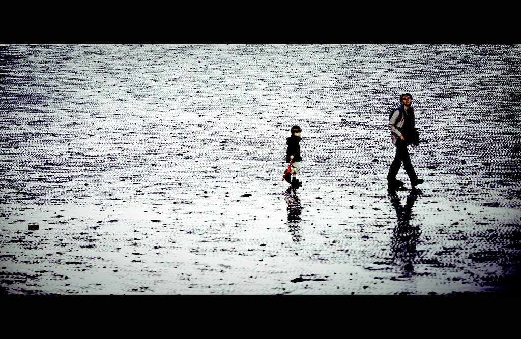 Low Tide Fall mornings on the beach in Blackrock, Dublin, … Flickr