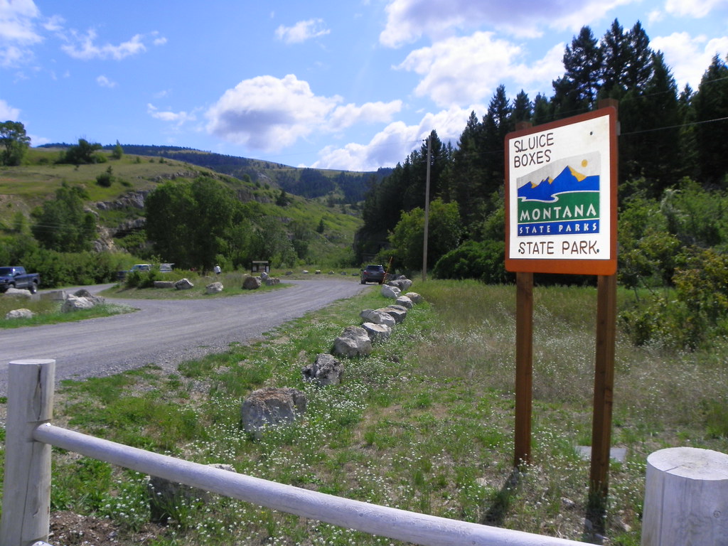Entering Sluice Boxes State Park Evans Riceville Road, Bel… Flickr