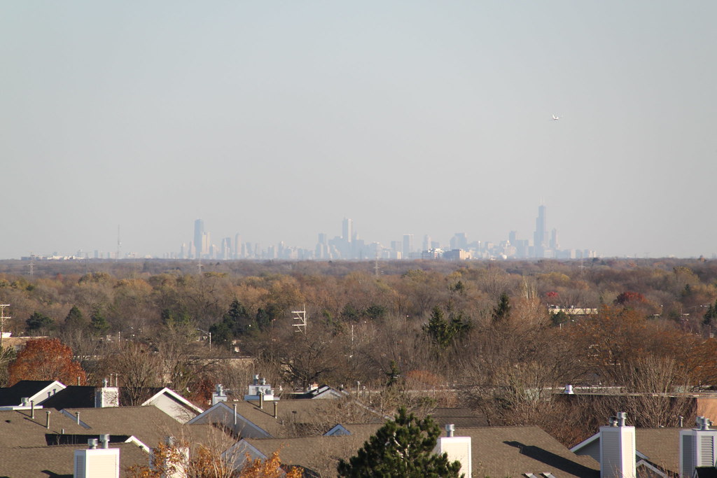 Chicago Skyline from Buffalo Grove Hazy view of Chicago sk… Flickr