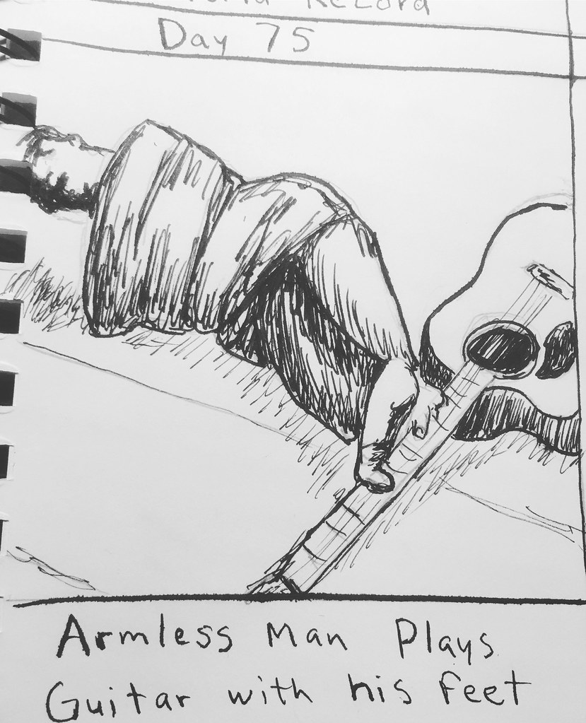 ‪Day 75 Armless guitar player, uses feet!‬ ‪The100DayProj… Flickr