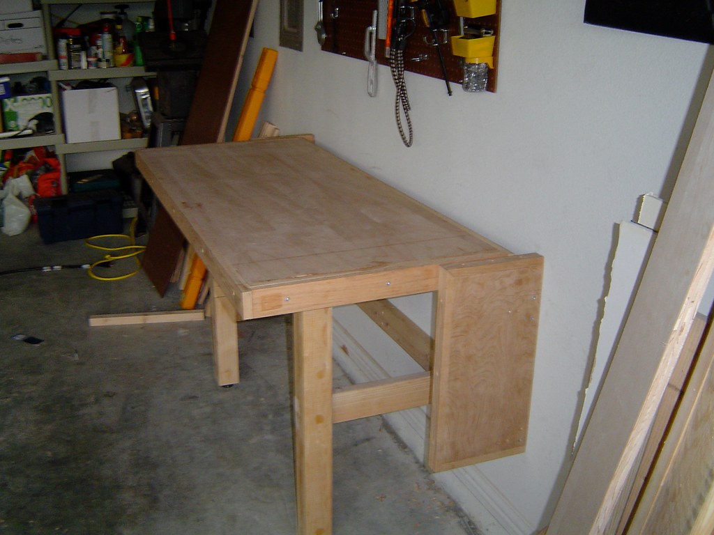 My workbench The bench with the table installed. I should … Flickr