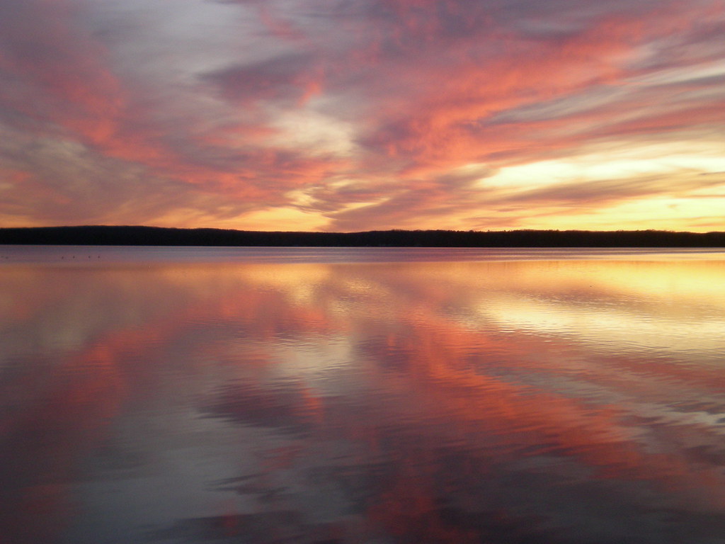 November Sunset Douglas Lake 2009 Gary Olsaver Flickr