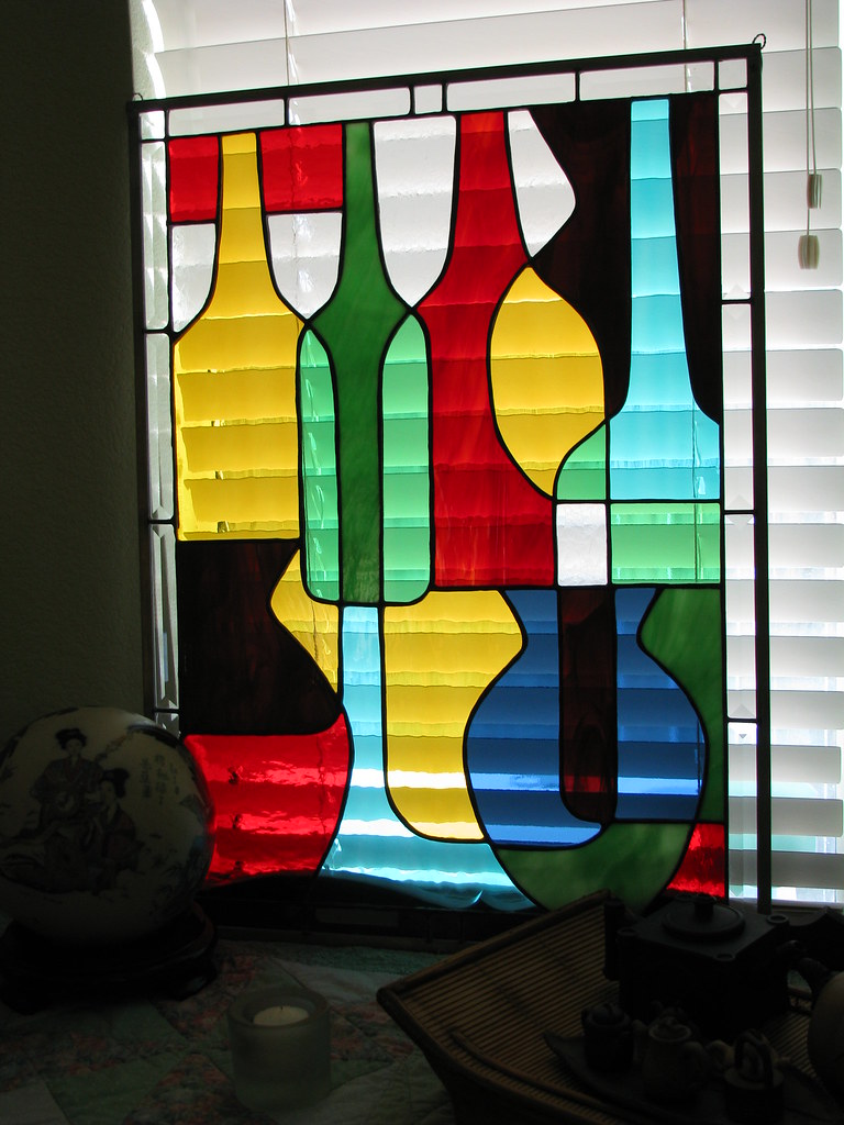 Wine Glasses Stained Glass dcab40 Flickr