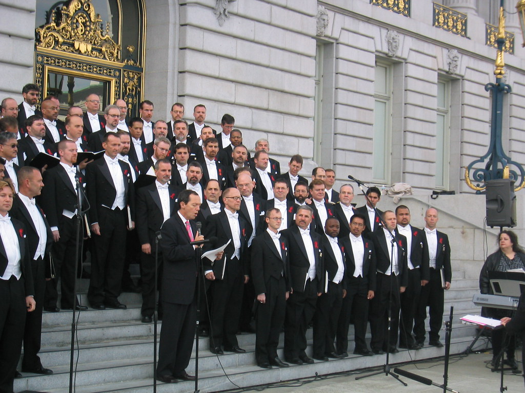 SF Gay Chorus at City Hall (31) Mr Flikker Flickr