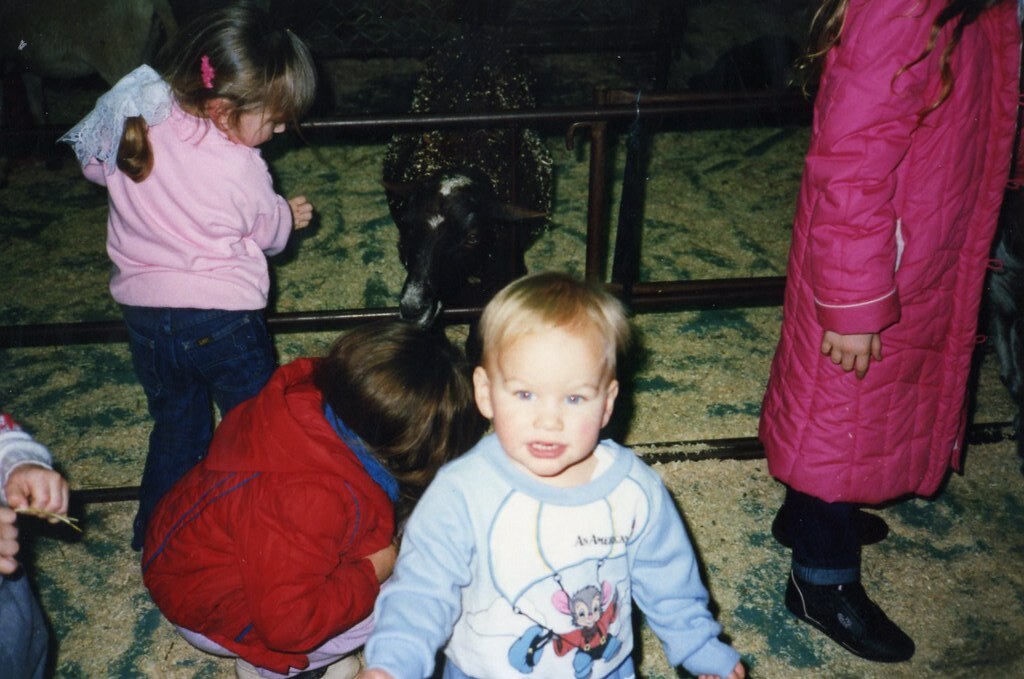 Tony at a petting zoo Daniel M. Hendricks Flickr