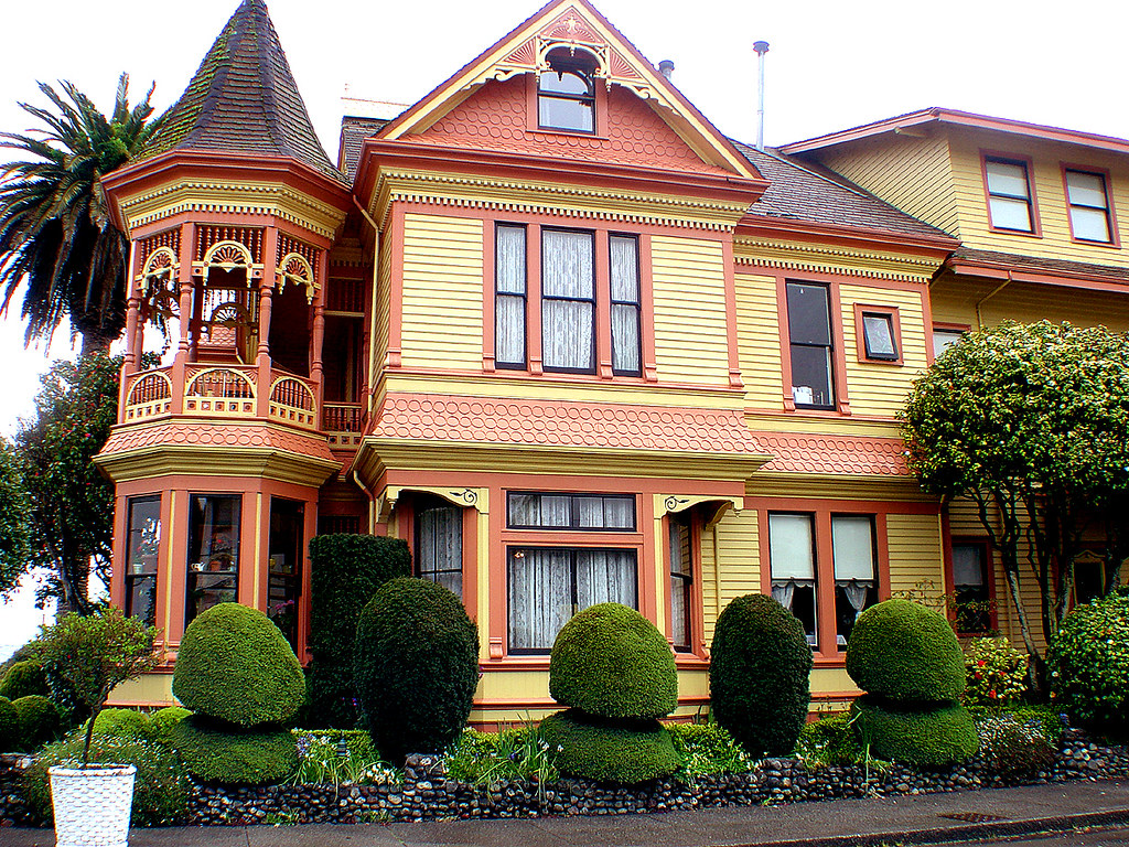Ferndale CA 21 Side view of famous bed & breakfast. Rear s… Flickr