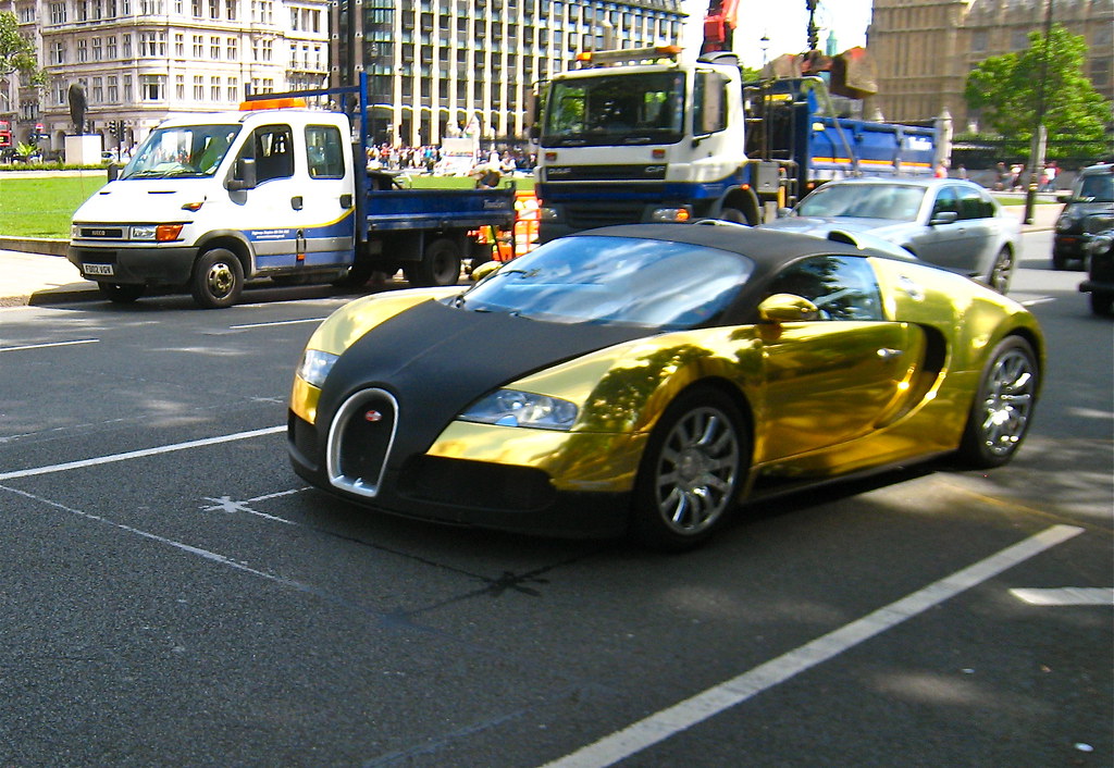 Gold Bugatti Veyron Price