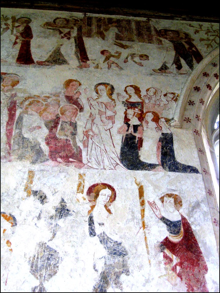 St. MARY, CHALGROVE. OXON. South chancel wall paintings. w… Flickr