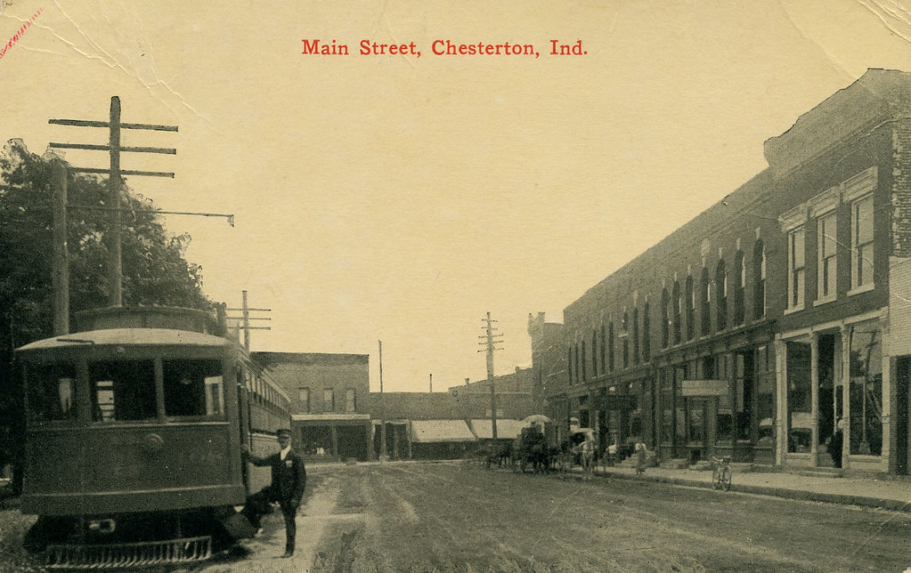 Main Street, 1913 Chesterton, Indiana Main Street, Chest… Flickr
