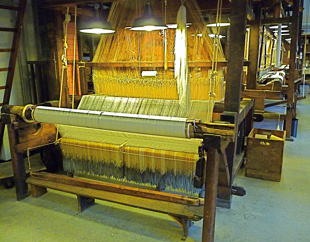 Hand weavinglooms, +/_1860. Former Handweavingmill for… Flickr