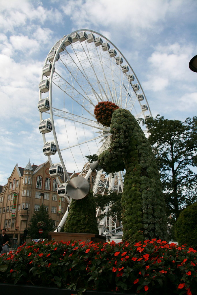 Wheel and Buffer Girl The Sheffield Wheel, pictured behind… Flickr