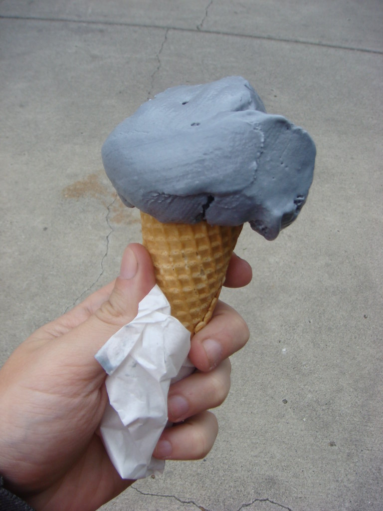 Black licorice ice cream Sequim, Washington Nick Sherman Flickr